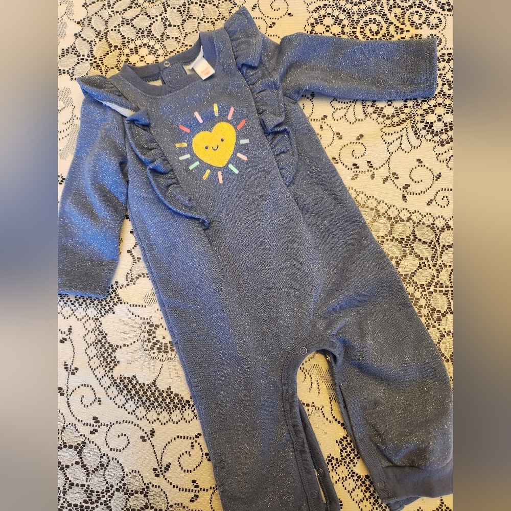 Cat and Jack Baby girl 6-9 mos romper